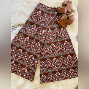 1960s 1970s Gaucho Pants Polyester Pants | M | Vintage | Mint Condition